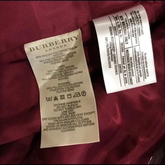 BurberrySki belted Parka size 6